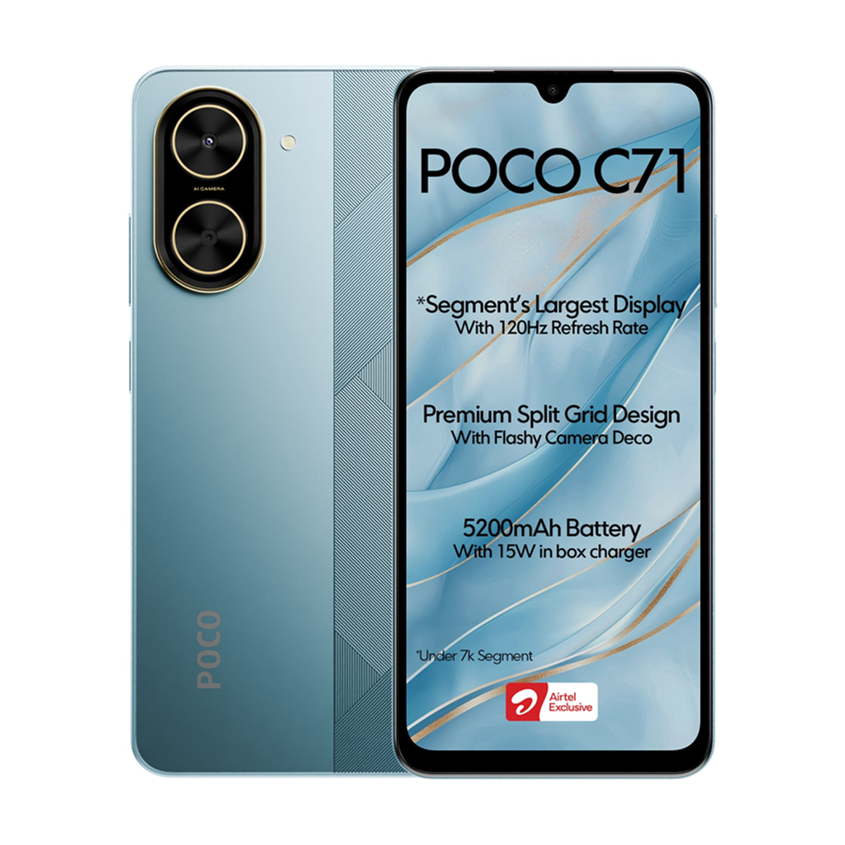 Xiaomi Poco C71 Dual SIM Storage 64GB And 3GB RAM Mobile Phone
