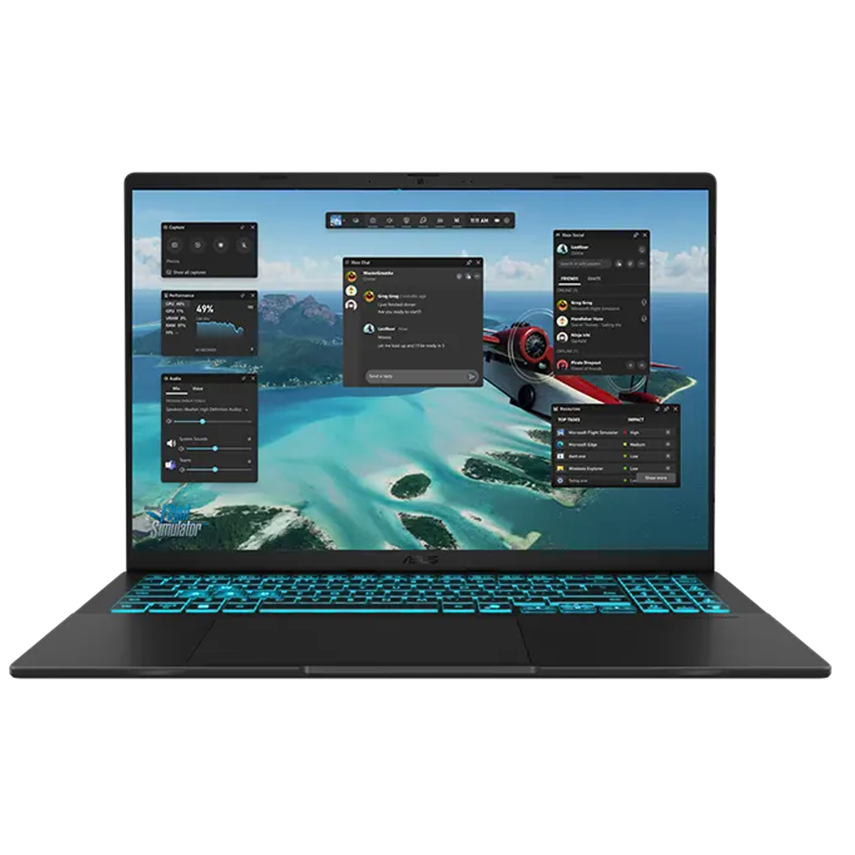Asus V16 V3607VHCore 7 240H 48GB RAM 2TB SSD RTX 5050 16inch laptop