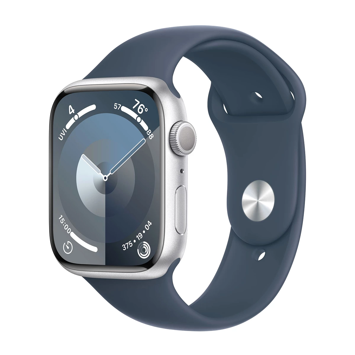 Apple Watch Series 9 41mm Aluminum Silicone Sport Band