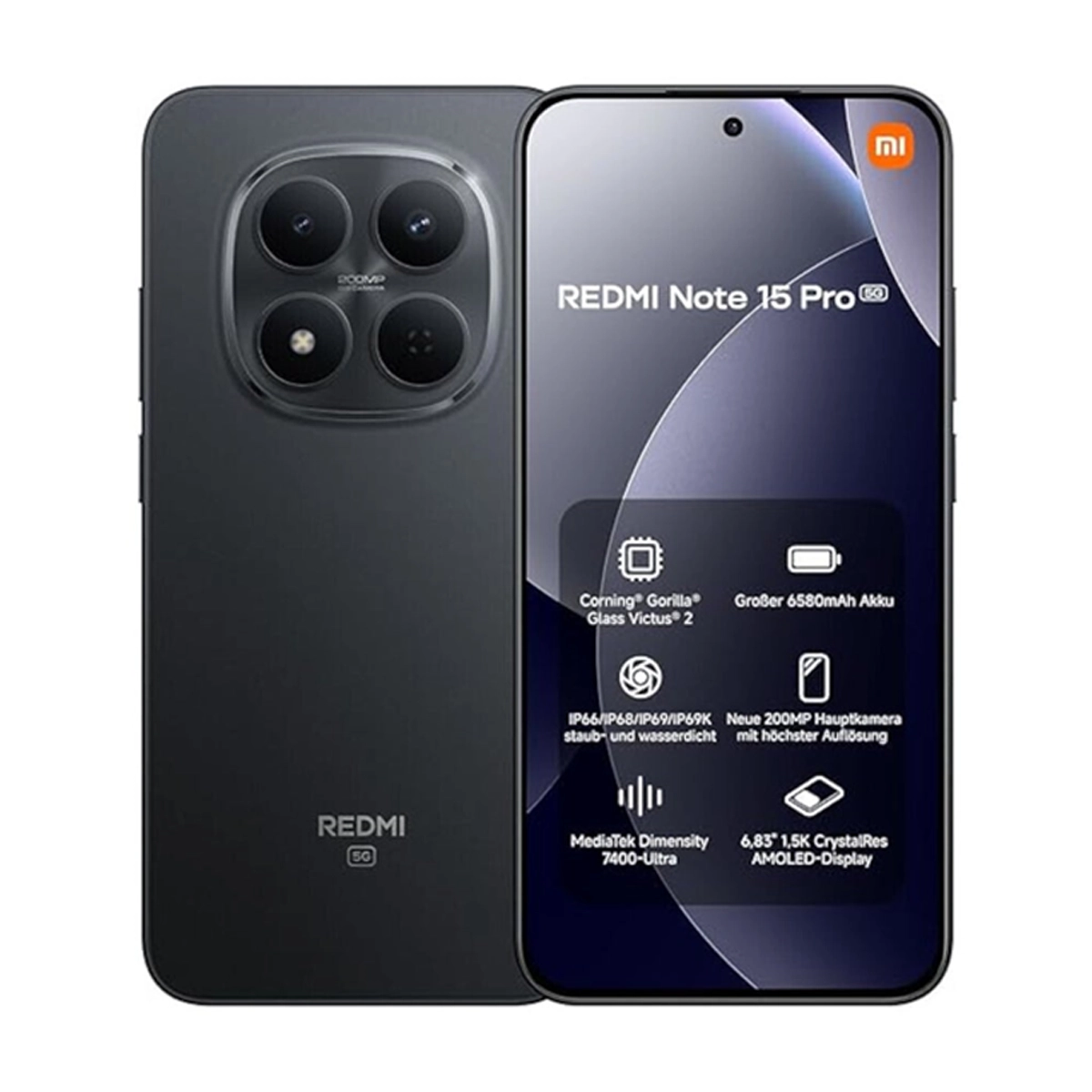 گوشی موبايل شیائومی مدل Redmi Note 15 Pro 5G ظرفیت 256 گیگابایت رم 8 گیگابایت