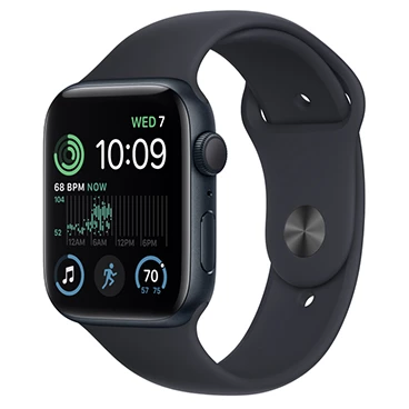 Apple Watch SE Gen2 2023 44mm Aluminum Silicone Sport Band