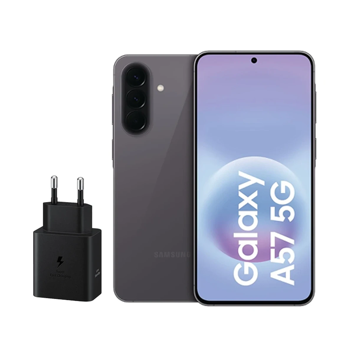 گوشی موبايل سامسونگ Galaxy A57 5G ظرفیت 256 گیگابایت رم 8 گیگابایت - ویتنام - به همراه شارژر اصلی سامسونگ مدل EP-T4511 توان 45 وات