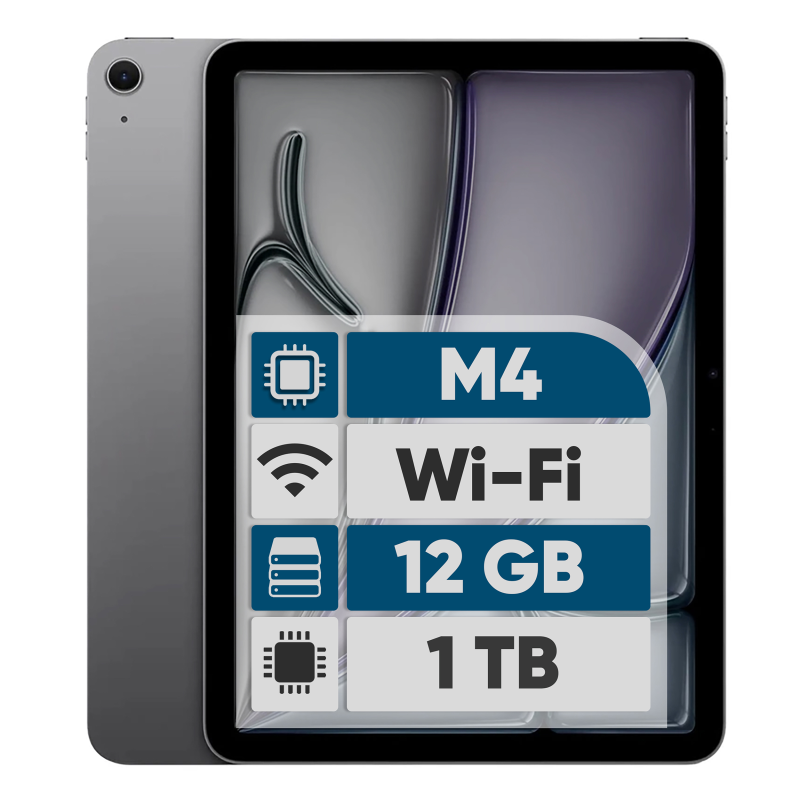 تبلت 11 اینچ اپل مدل iPad Air 2026 M4 Wi-Fi ظرفیت 1 ترابایت رم 12 گیگابایت