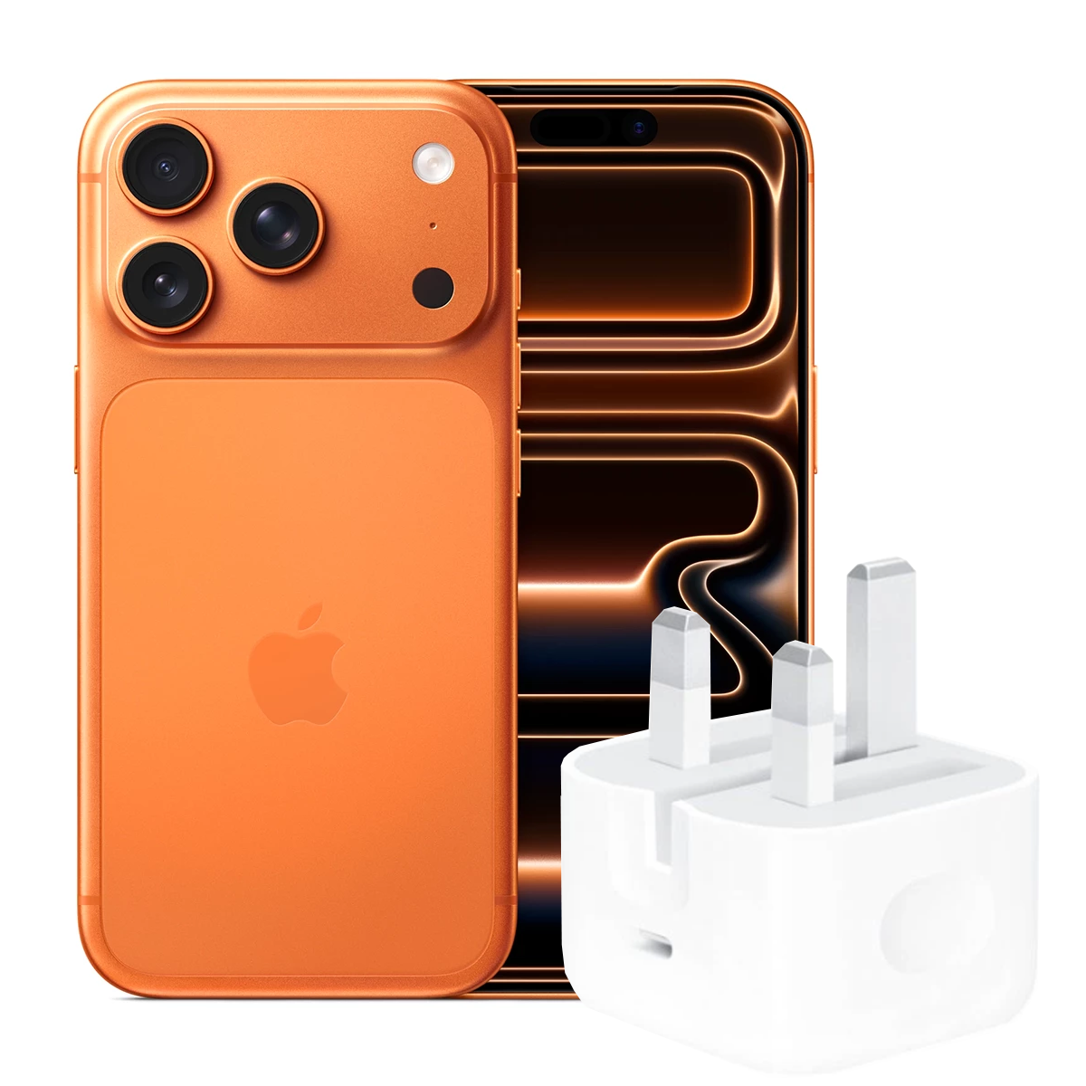 گوشی موبایل اپل iPhone 17 Pro Max ZA/A ظرفیت 256 گیگابایت رم 12 گیگابایت - Not Active رجیستر شده به همراه شارژر دیواری اورجینال اپل 20 وات مدل 3 پین B/A