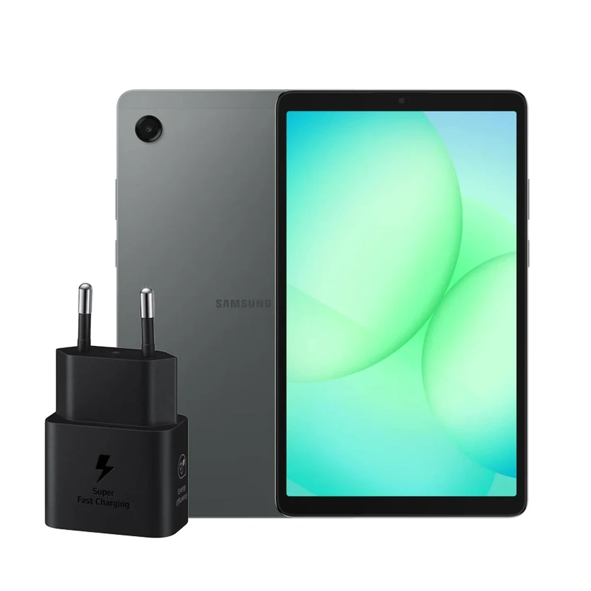 تبلت سامسونگ مدل Galaxy Tab A11 4G ظرفیت 64 گیگابایت رم 4 گیگابایت (SM-X135) به همراه شارژر 25 وات سامسونگ EP-T2510