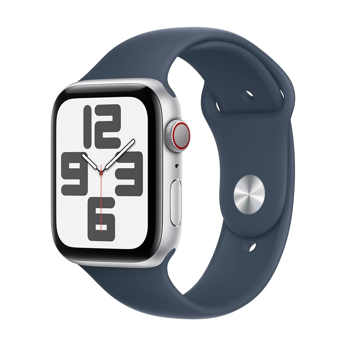 Apple Watch SE Gen2 2024 44mm Aluminum Silicone Sport Band