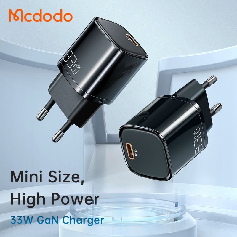 شارژر آداپتور دیواری 33 وات مدل MCDODO CH-0081 GaN